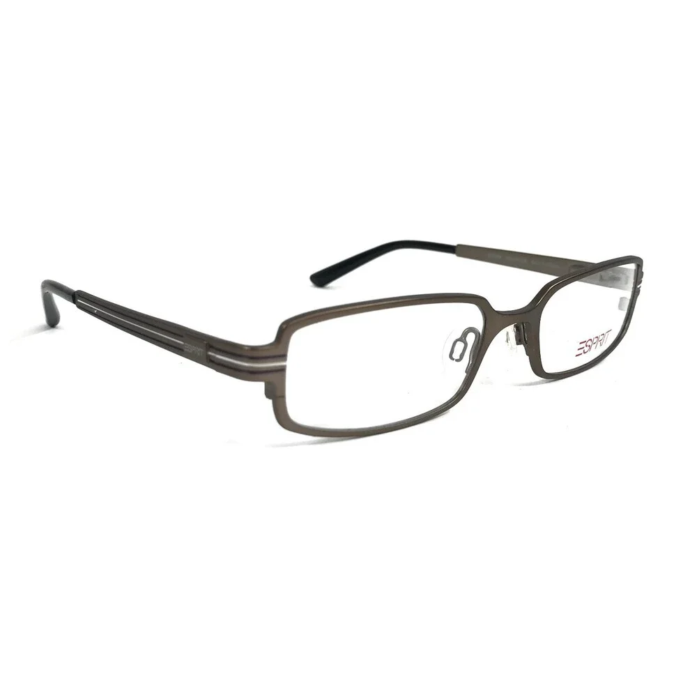 Esprit Eyeglasses Frames ET9399 535 Brown Rectangle Full Rim 50-17-130